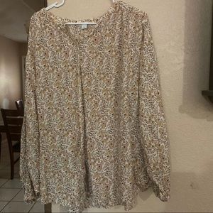 2/$15 Old navy Brown blouse